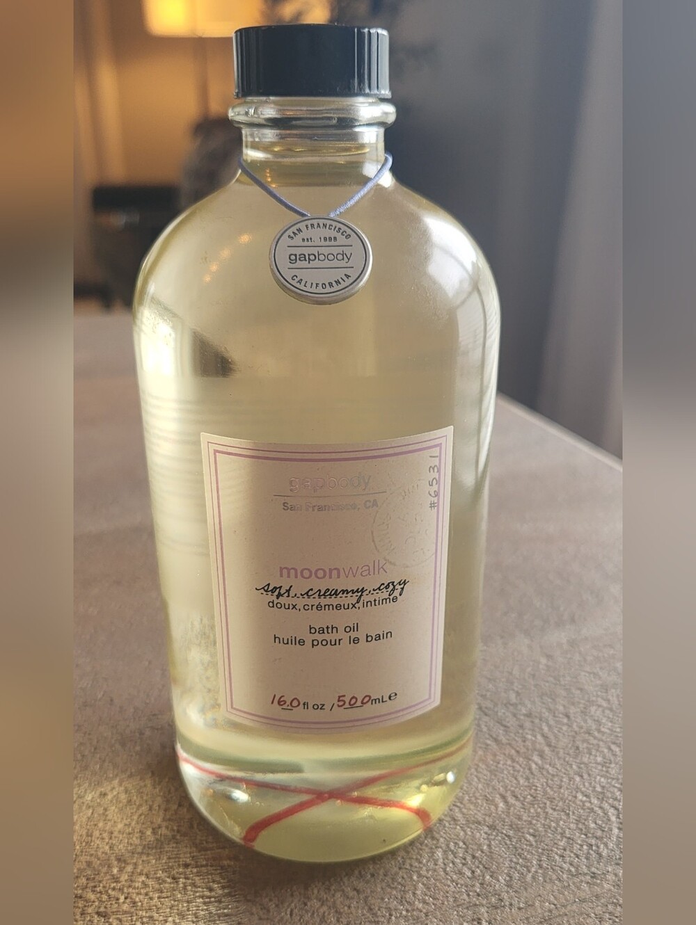 Gap Body MOONWALK SOFT CREAMY COZY Bath Oil 16 Oz. Rare Discontinued Large